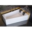 Ванна акрилова для двох осіб Besco Intima Duo 180x125 см R, Правостороння, асиметрична, для пари (WAID-180-NP) Ванна акрилова для двох осіб Besco Intima Duo 180x125 см R, Правостороння, асиметрична, для пари (WAID-180-NP)