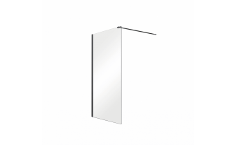 Душова кабіна Besco Aveo Black 130x195, прозоре скло (AVB-130-195C)
