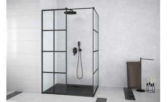 Душова кабіна Besco Excea 100x80x190, прозоре скло (EXC-108-190B)