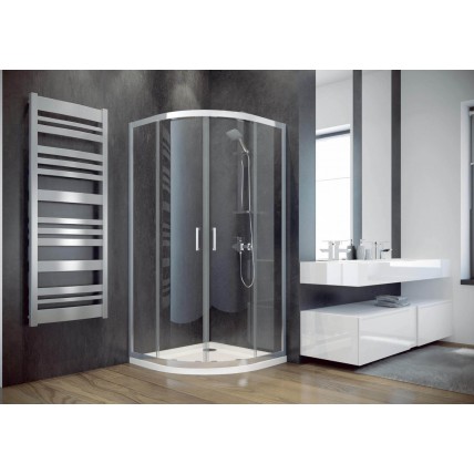 Душова кабіна Besco Modern 80x80x185, прозоре скло (MP-80-165-C)