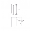 Душова кабіна Besco Pixa 120x80x195 R, прозоре скло (PPP-128-195C) Душова кабіна Besco Pixa 120x80x195 R, прозоре скло (PPP-128-195C)