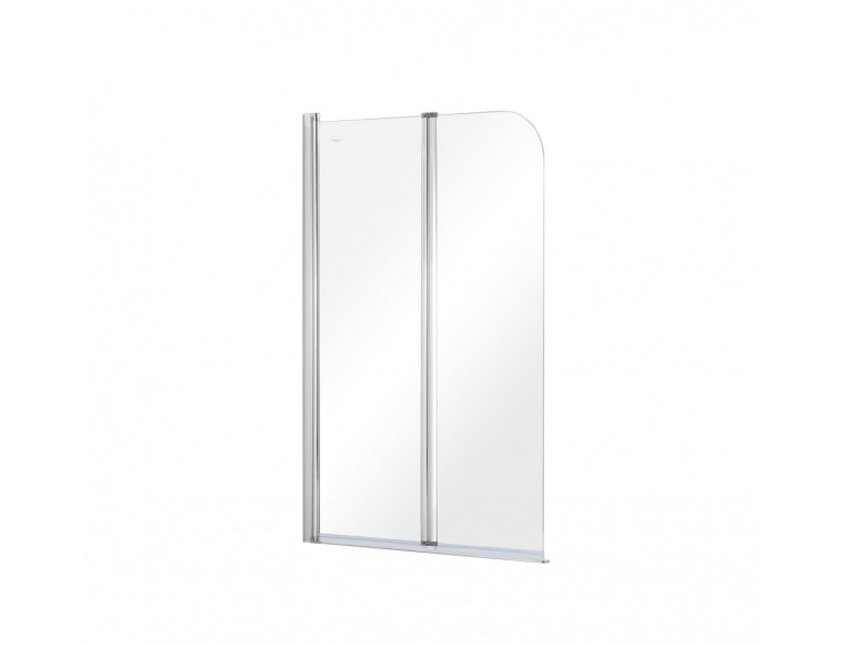 Душова шторка на ванну Besco Prime II 900x1400 мм, на 2 секції, прозоре скло (PNP-2S)