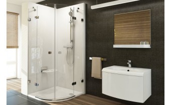 Душова кабіна Ravak Brilliant BSKK4-90 хром + скло Transparent (3U277A00Y1)
