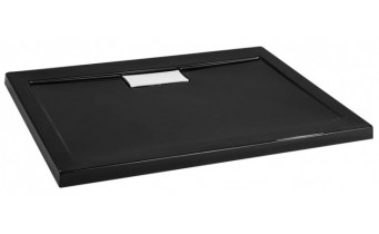 Душовий піддон Polimat Comfort 90x90 чорний (00830)