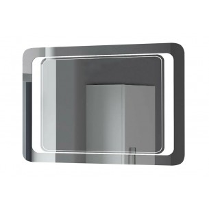 Прямокутне дзеркало з LED підсвіткою у ванну UWiS Duet Z-800, 80х60x3 см Прямокутне дзеркало з LED підсвіткою у ванну UWiS Duet Z-800, 80х60x3 см