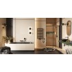 Ванна акрилова пряма Excellent Oceana Slim 160x75 см, Чорна матова / Black Matt, під забудову, пєдестал, бортик 18 мм