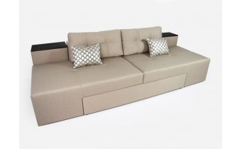 Диван ліжко, кутовий диван, прямий диван 3 в 1 Elegant / Елегант, 266x107 см, кавовий, колір та тканину можна обрати (FAB98765) Диван ліжко, кутовий диван, прямий диван 3 в 1 Elegant / Елегант, 266x107 см, кавовий, колір та тканину можна обрати (FAB98765)