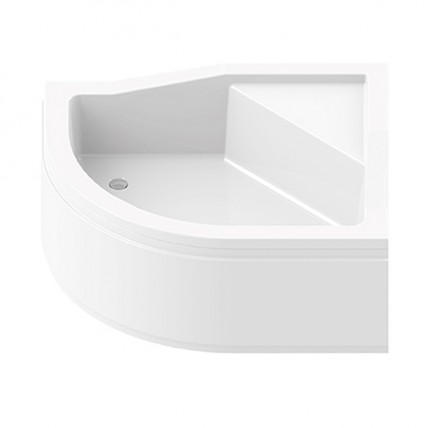 Душовий піддон NEW TRENDY MAXIMA з високим сидінням R 100x80x38,5 см (B-0368)