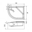 Душовий піддон NEW TRENDY MAXIMA з високим сидінням R 100x80x38,5 см (B-0368) Душовий піддон NEW TRENDY MAXIMA з високим сидінням R 100x80x38,5 см (B-0368)