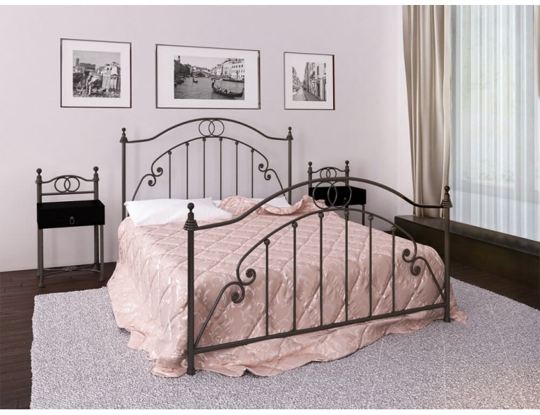 Двоспальне ліжко Метал-дизайн Bella-Letto Тоскана 180x190 (MT-BL-D-T3)