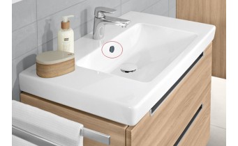 Декоративна накладка на перелив Villeroy&Boch, біла (79010096)