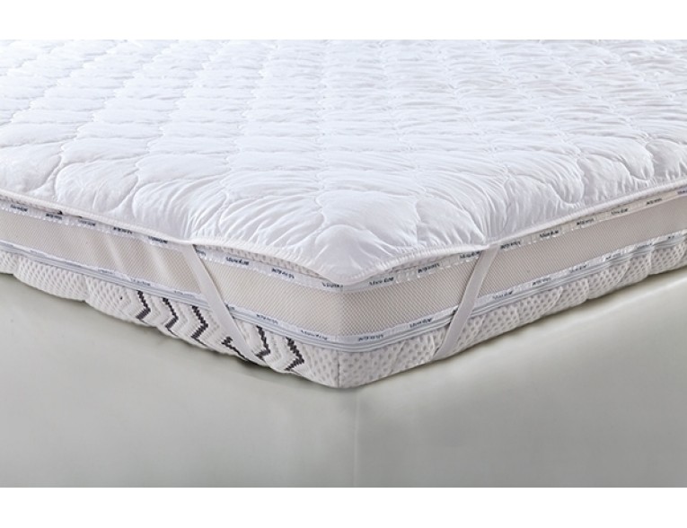 Наматрасник двохсторонній з кутовими фіксаторами MatroLuxe 80x190, бязь (NML25)