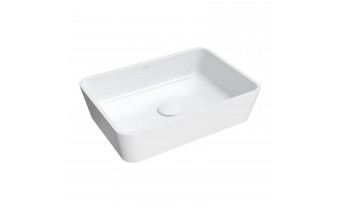 Умивальник на стільницю Omnires Parma M+ 50x35 см, білий глянцевий (PARMAUNBP)