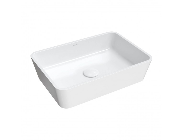 Умивальник на стільницю Omnires Parma M+ 50x35 см, білий глянцевий (PARMAUNBP)