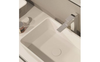 Умивальник на стільницю Omnires Parma M+ 50x35 см, білий глянцевий (PARMAUNBP)