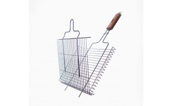 Решітка для гриля BBQ Winco 400x300x30 мм, велика плоска XL (GP-XL-40030030-5)