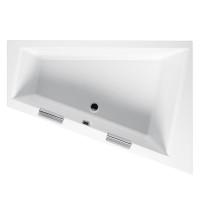 Акрилова ванна Riho Doppio Plug & Play 180x130 L, асиметрична + ніжки (BD45005)