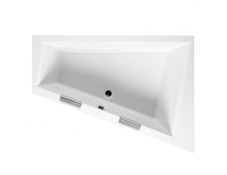 Акрилова ванна Riho Doppio Plug & Play 180x130 L, асиметрична + ніжки (BD45005)