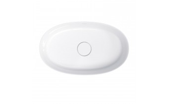 Умивальник на стільницю Omnires Neo M+ 60x36 см, білий глянцевий (NEOUNBP)