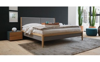 Двоспальне ліжко WoodSoft Varna / Варна140x200, Вільха (Varna140200VIL)