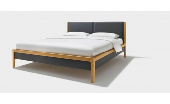 Двоспальне ліжко WoodSoft Varna / Варна140x200, Вільха (Varna140200VIL)