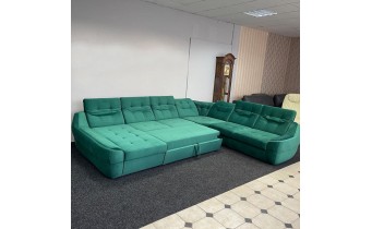 Кутовий розкладний диван ВІКОМеблі Спейс XXL / Space XXL, зелений (Viko-XXL3)