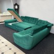Кутовий розкладний диван ВІКОМеблі Спейс XXL / Space XXL, зелений (Viko-XXL3) Кутовий розкладний диван ВІКОМеблі Спейс XXL / Space XXL, зелений (Viko-XXL3)