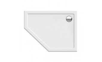 Душовий піддон NEW TRENDY NEW AZURA R 100x80x5 см (B-0419) Душовий піддон NEW TRENDY NEW AZURA R 100x80x5 см (B-0419)