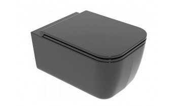Підвісний унітаз GSG BRIO 52,5 см Smart Clean glossy Black (BRWCSO002) Підвісний унітаз GSG BRIO 52,5 см Smart Clean glossy Black (BRWCSO002)