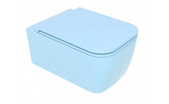 Підвісний унітаз GSG BRIO 52,5 см Smart Clean glossy Sky (BRWCSO022)