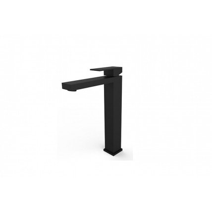 Змішувач для умивальника Besco Modern / Varium I високий, чорний матовий (BU-MVI-CZ)