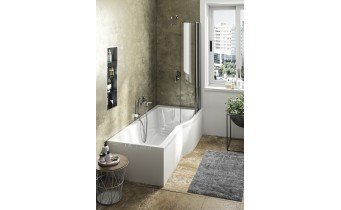 Ванна акрилова Ideal Standard Connect Air 1695x796 Правостороння, асиметрична (E113501)