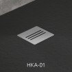 Душовий піддон, камяний Radaway Kyntos F 180x100 см, чорний (HKF180100-54) Душовий піддон, камяний Radaway Kyntos F 180x100 см, чорний (HKF180100-54)