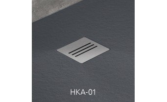 Душовий піддон, камяний Radaway Kyntos F 120x70 см, антрацит (HKF12070-64)