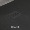 Душовий піддон, камяний Radaway Kyntos F 180x100 см, чорний (HKF180100-54) Душовий піддон, камяний Radaway Kyntos F 180x100 см, чорний (HKF180100-54)