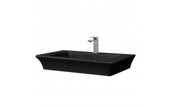 Підвісний умивальник ArtCeram Jazz, glossy black (JZL0070300) Підвісний умивальник ArtCeram Jazz, glossy black (JZL0070300)