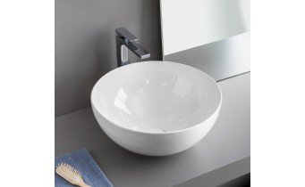 Умивальник на стільницю ArtCeram La ciotola 46, white (LCL0010100)