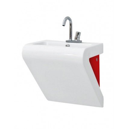 Підвісний умивальник ArtCeram La Fontana, red white (LFL0020151)