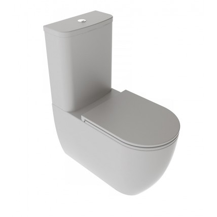 Унітаз моноблок GSG LIKE 69 см Smart Clean matt Cloud (LKMBL019)