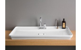 Умивальник на стільницю ArtCeram Oneshot naked system, white (NAL0010100)