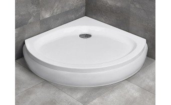 Душовий піддон напівкруглий кутовий Radaway Patmos B 90x90x16 см, білий (4T99155-03) Душовий піддон напівкруглий кутовий Radaway Patmos B 90x90x16 см, білий (4T99155-03)