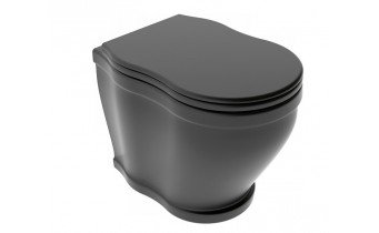Підвісний унітаз GSG TIME 54 см matt Black (TIWC01003)