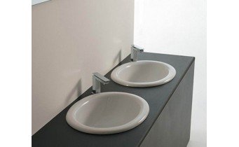 Врізний умивальник ArtCeram Venere, white (VNL0010100)