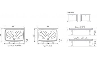Душовий піддон Ravak Gigant Pro 100x80 (XA03A401010)