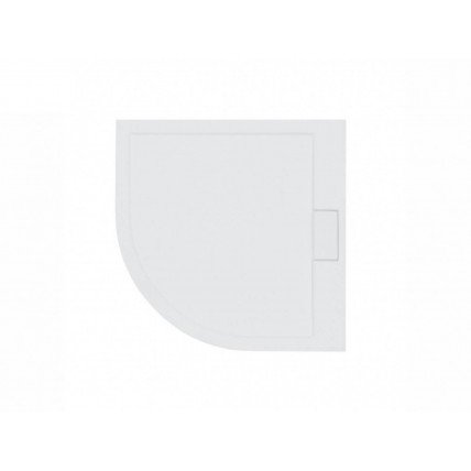 Душовий піддон акриловий, напівкруглий Besco Axim Ultraslim 90x90 см (BAX-90-NR)