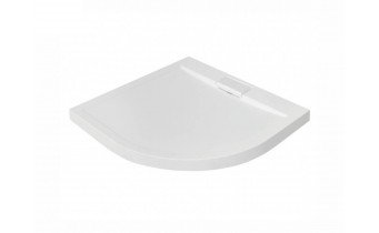 Душовий піддон акриловий, напівкруглий Besco Axim Ultraslim 90x90 см (BAX-90-NR)