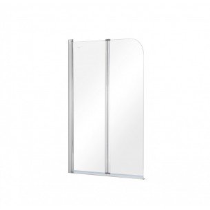 Душова шторка на ванну Besco Prime II 900x1400 мм, на 2 секції, прозоре скло (PNP-2S)