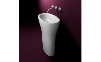 Умивальник окремостоячий Catalano Muse Freestanding, з зливом в стіну (1FRMU00)