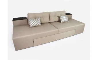 Диван ліжко, кутовий диван, прямий диван 3 в 1 Elegant / Елегант, 266x107 см, кавовий, колір та тканину можна обрати (FAB98765) Диван ліжко, кутовий диван, прямий диван 3 в 1 Elegant / Елегант, 266x107 см, кавовий, колір та тканину можна обрати (FAB98765)