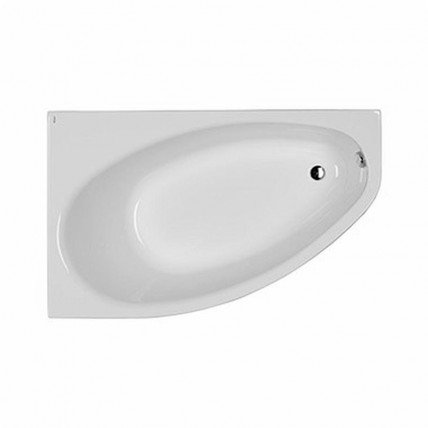 Акрилова ванна Kolo Elipso 150x100 L, асиметрична + ніжки (XWA0851000)